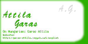 attila garas business card